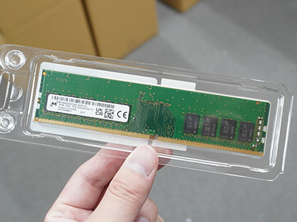 Micron純正のECC付きDDR4-3200メモリが複数入荷、価格は9,980円から