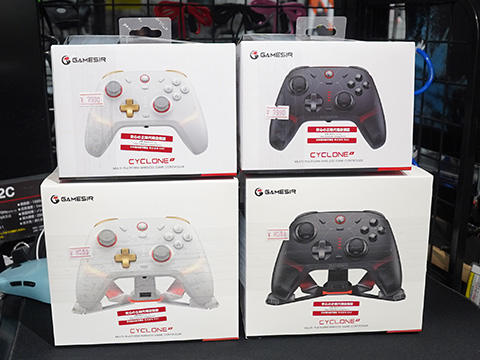 TMRスティック採用のジョイパッド「GameSir Cyclone 2」が入荷、計4