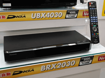 UHD BD再生対応で10ch 90日“ドラマとりおき”全自動DIGA。音楽サーバー