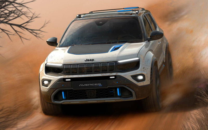 ジープ、バッテリEV「アベンジャー 4×4 コンセプト」をパリショーで初