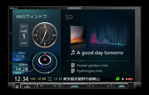 ケンウッド、8V型液晶モデルをラインアップした彩速ナビ「MDV-M805L