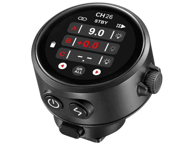 主要各社のTTLに対応したタッチパネル搭載の小型ワイヤレストリガー