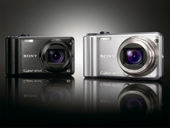 ソニー、光学10倍ズームの低価格モデル「サイバーショットDSC-H55