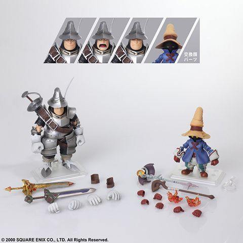 FFIX」より「ビビ」と「スタイナー」がアクションフィギュアになって