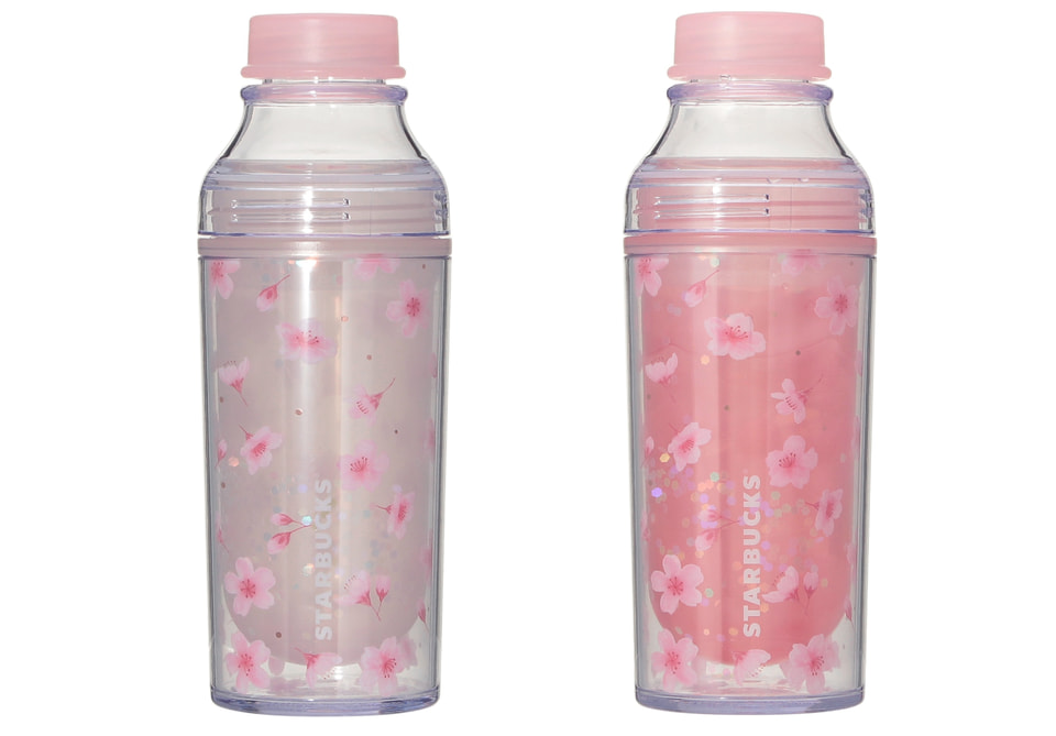 スターバックス、桜をモチーフにしたステンレスボトル/タンブラー