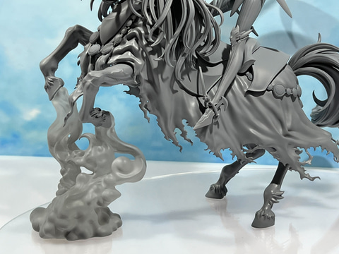 ワンフェス】ランサー/アルトリア[オルタ]が愛馬とともに立体化