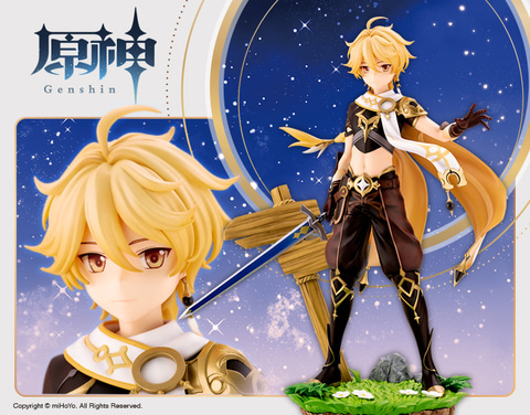 コトブキヤ、「原神」のフィギュア「空」と「蛍」の発売を5月に延期