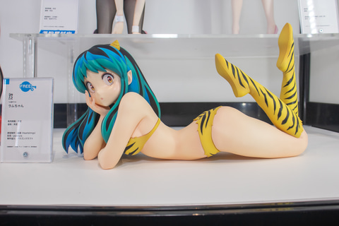 うる星やつら」よりラムちゃんうつ伏せ頬杖ポーズフィギュアお披露目