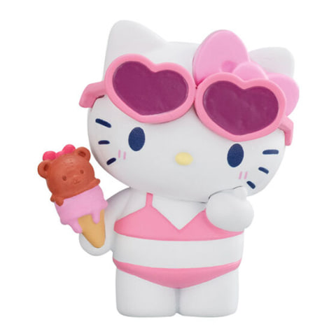日焼けしたハローキティが登場！ガシャポン「サンリオキャラクターズ