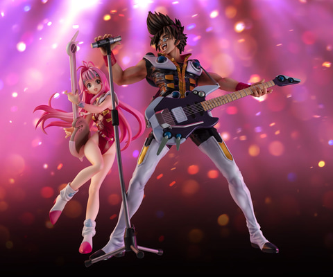 マクロス7」よりバサラ＆ミレーヌのフィギュアがセットで再登場