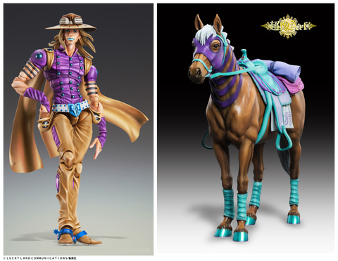 ジョジョ第7部」より、フィギュア「ジャイロ・ツェペリ」と