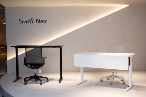 オカムラが新たな電動昇降デスク オフィス普及に本腰 - Impress Watch