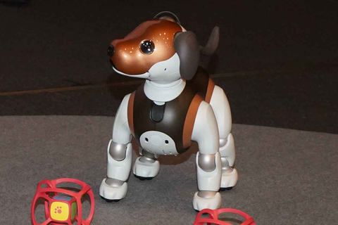 aibo、より犬っぽっくなった「チョコ」。おまわりさんにもなる