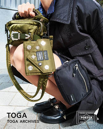 PORTER×TOGAコラボ 「旅」がテーマのバックパック・ショルダー・ウエア
