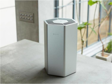 静電気と光触媒で空気をキレイにするエアクリーナー「GLAPS A1