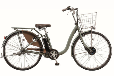 ブリヂストン、買い物向け電動アシスト自転車に新色トレンドカラーの