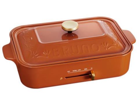 BRUNO「コンパクトホットプレート」に数量限定レリーフモデル、累計