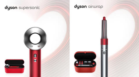 赤いダイソン。ヘアドライヤーとスタイラー数量限定色 - 家電 Watch