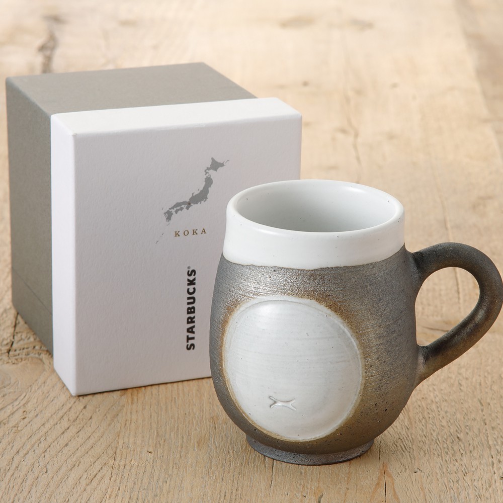 JIMOTO Made]マグ Shigaraki 黒 325ml|マグカップ|mug|スターバックス