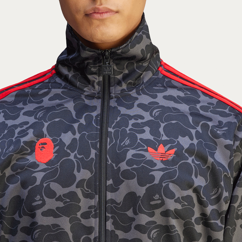 Buy adidas Originals x A Bathing Ape Firebird Tracktop in black