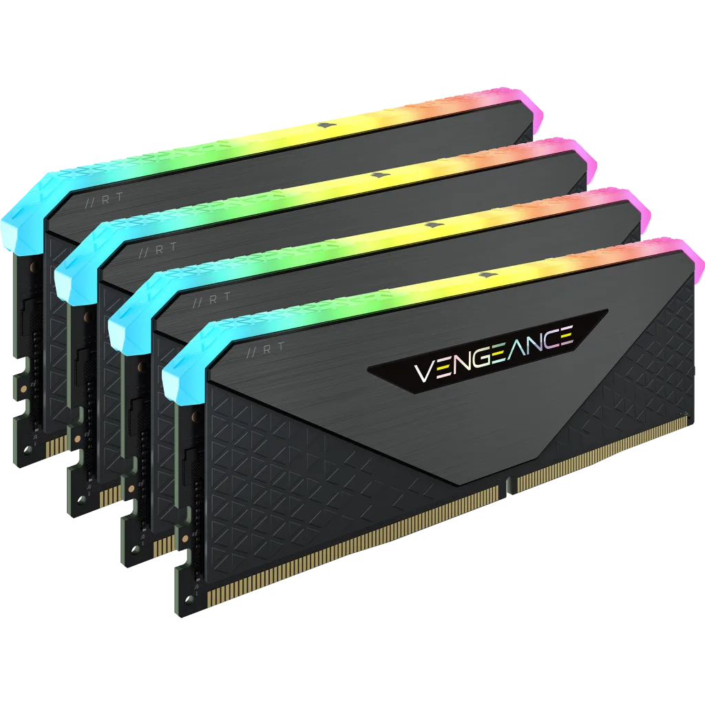 VENGEANCE® RGB RT 32GB (4 x 8GB) DDR4 DRAM 3600MHz C18 Memory Kit