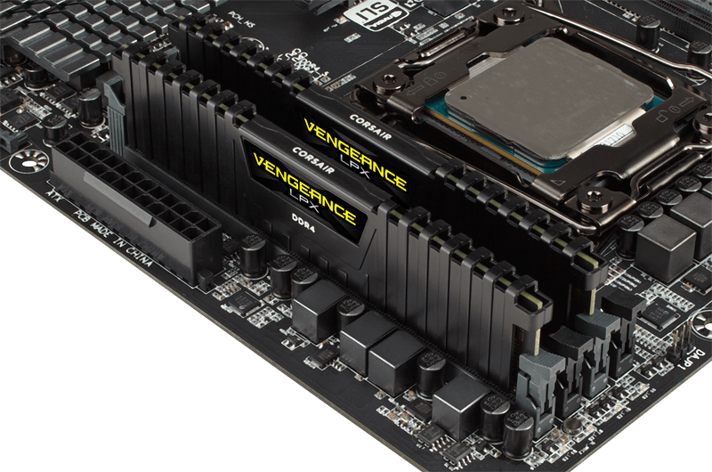 VENGEANCE® LPX 16GB (2 x 8GB) DDR4 DRAM 3200MHz C16 Memory Kit - Black