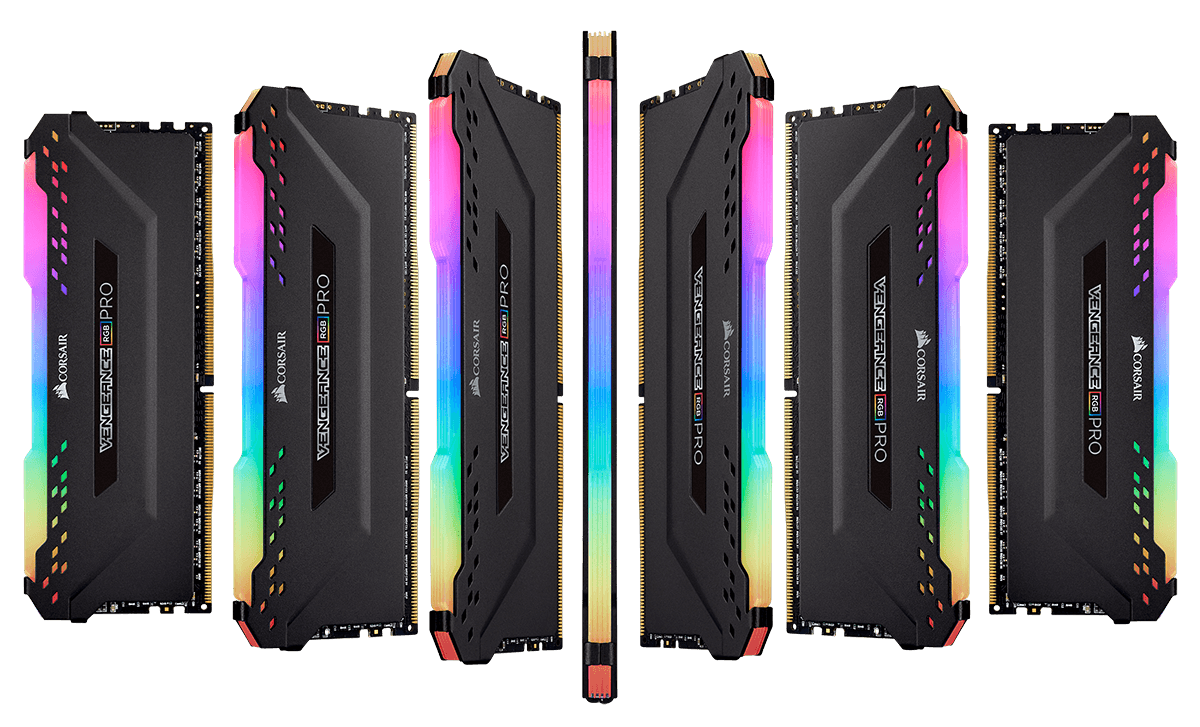 VENGEANCE® RGB PRO 32GB (2 x 16GB) DDR4 DRAM 3200MHz C16 Memory