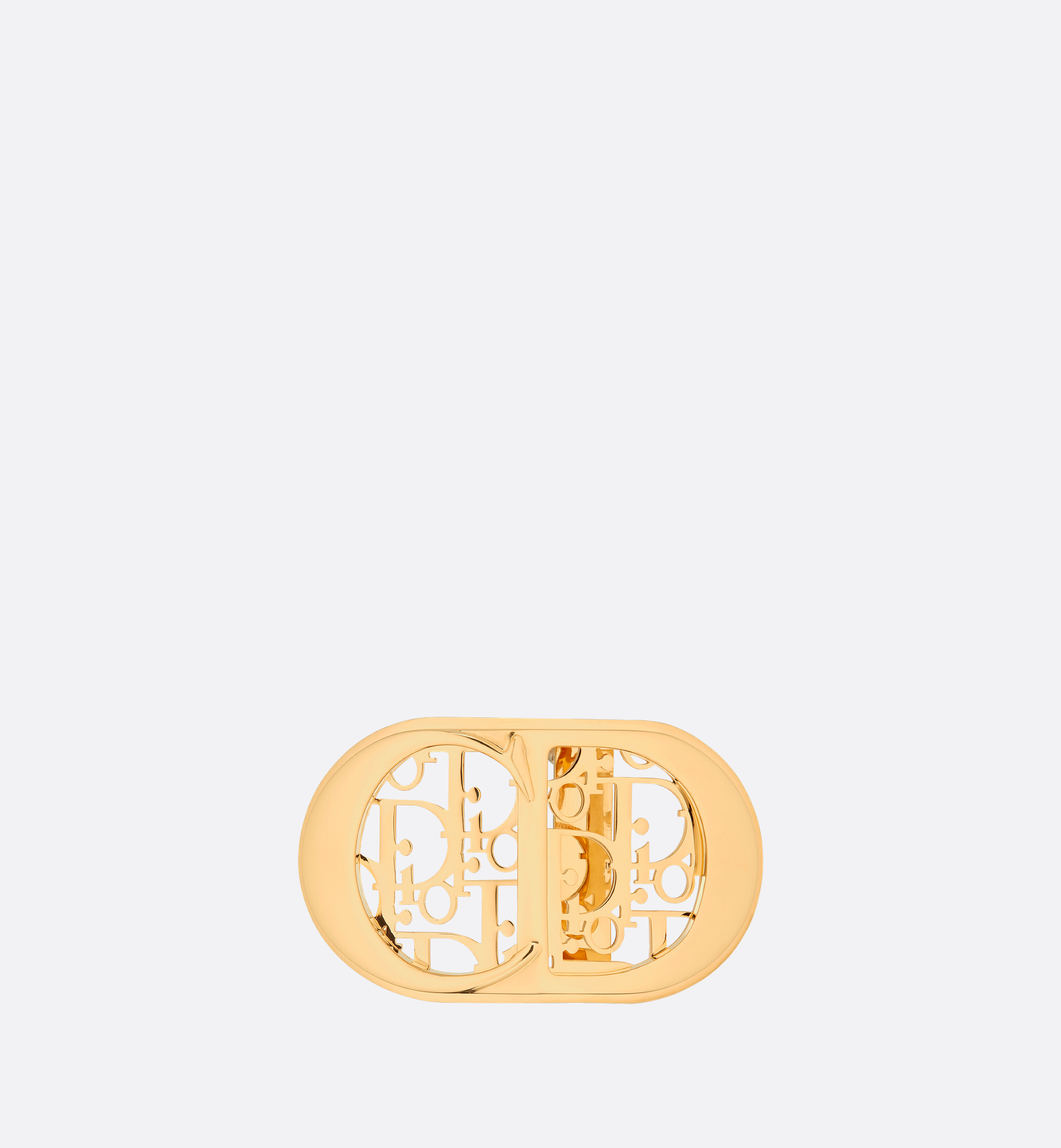 DIOR | CD Icon ベルトバックル 35mm ディオール オブリーク コスモ 真鍮