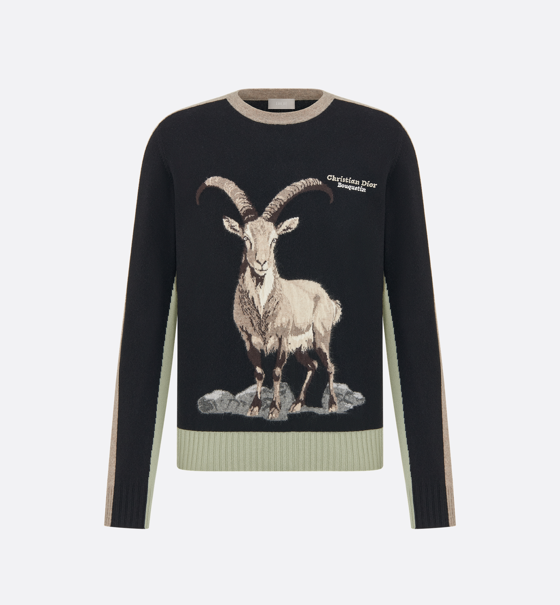 Dior Mountain Sweater Black Cashmere Knit | DIOR