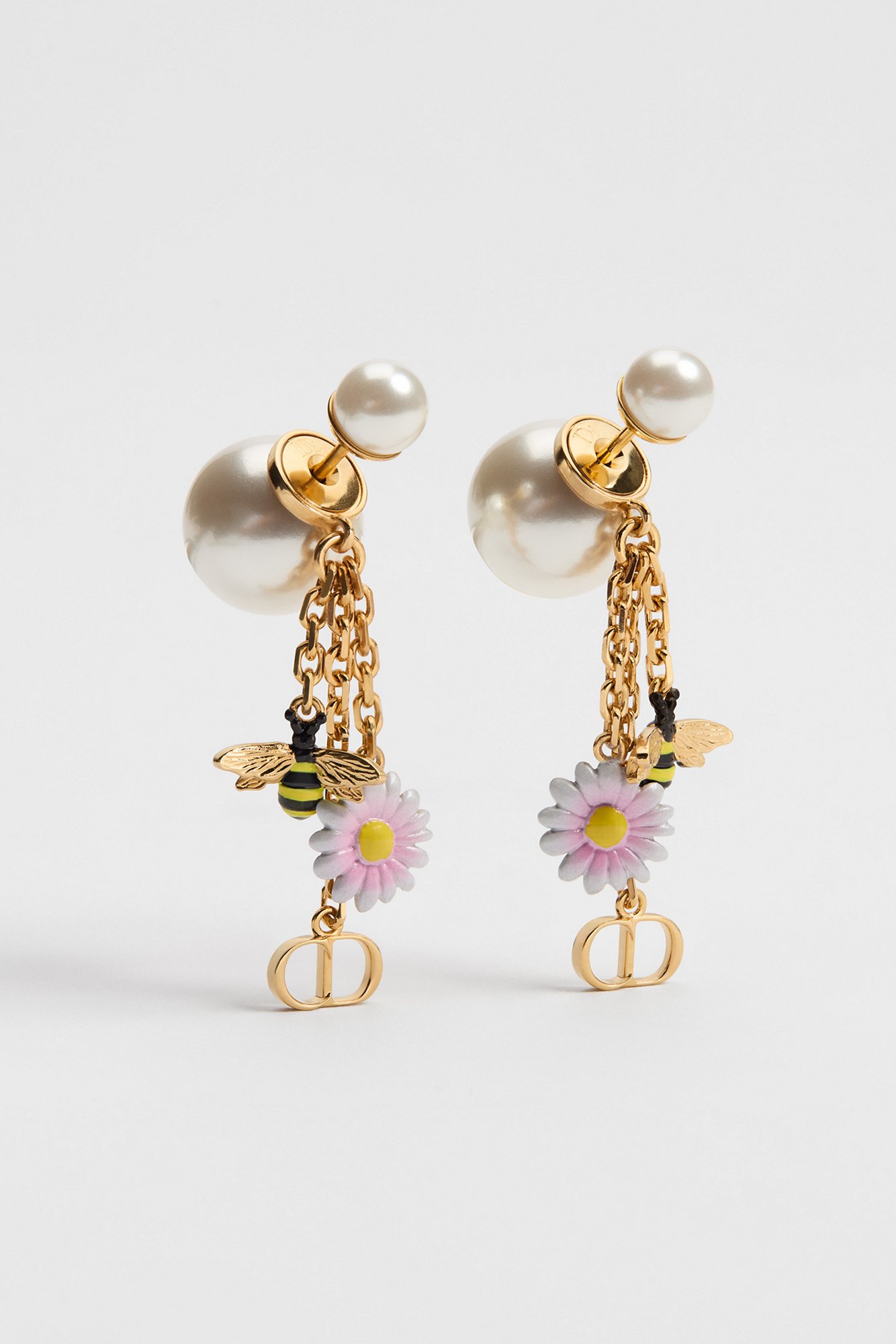 DIOR | Dior Tribales ピアス メタル・レジンパール・クリスタル