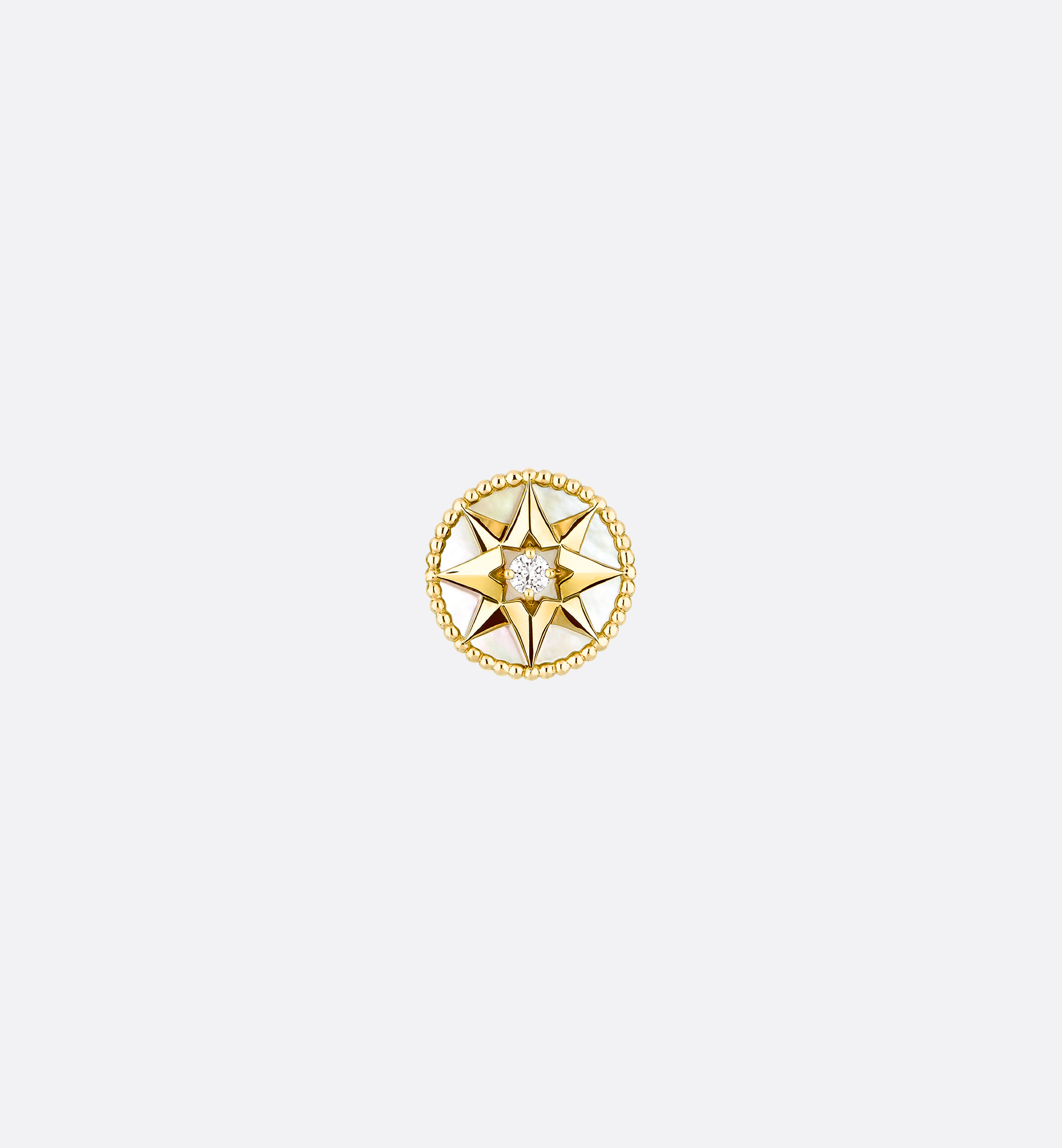 DIOR | Rose des Vents シングルピアス ミディアム イエローゴールド