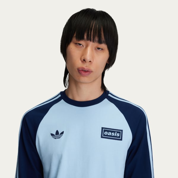 adidas Originals × Oasis ツアー スリーストライプス 長袖Tシャツ