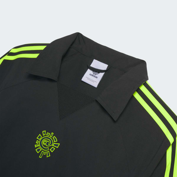 adidas✖️ALWAYS ウインドジャケット ブラック/グリーン アディダス