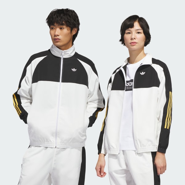 adidas Skateboarding Gatsele Track Jacket - White | Free Shipping