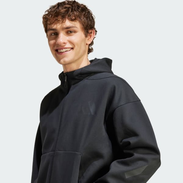 Jaqueta Capuz New adidas Z.N.E. Full-Zip - Preto adidas | adidas