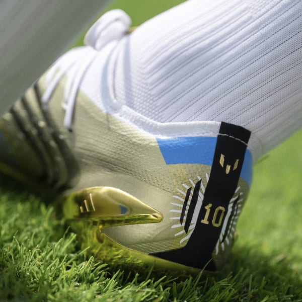 Adidas X Speedportal Leyenda. 1 FG Messi WM 2022 Gold Gr. 45 1/3