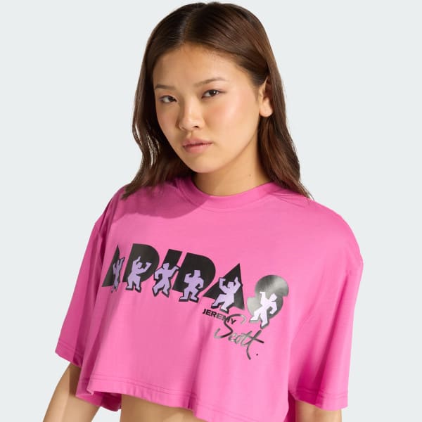 adidas x Jeremy Scott Tee - Pink | Free Shipping with adiClub