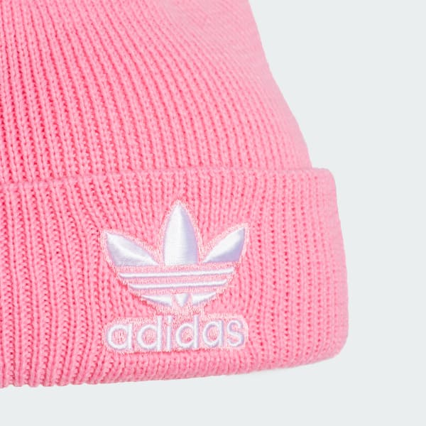 adidas Trefoil Beanie - Pink | Free Shipping with adiClub