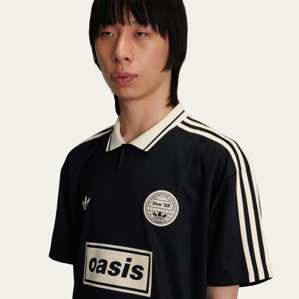 adidas TOUR JACQUARD JERSEY - Black | Free Shipping with adiClub
