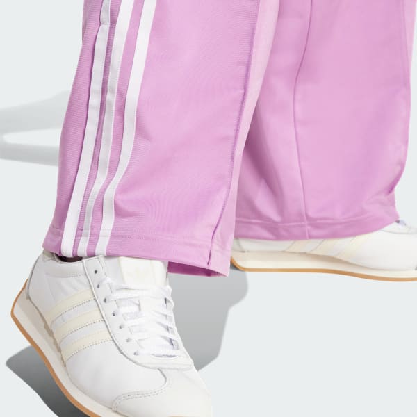 レア adidas トラックジャケット&パンツ パープル×ピンク3本ライン