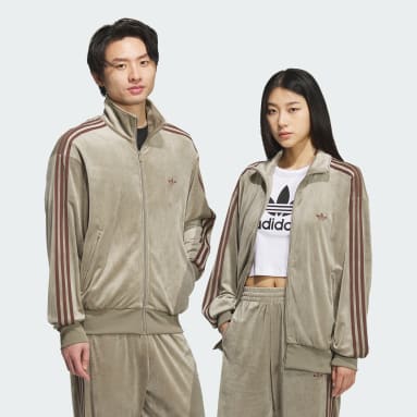 adidas メンズ - トラック ジャケット - ブラウン 【アディダス公式】