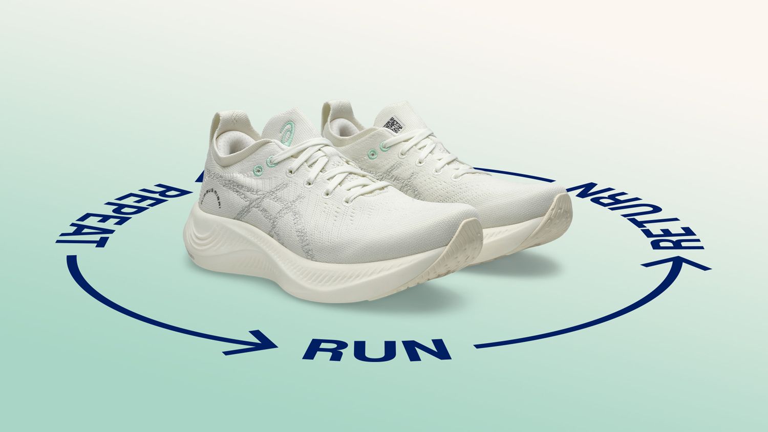 リサイクルできるランニングシューズ「NIMBUS MIRAI」を発売 お客さま