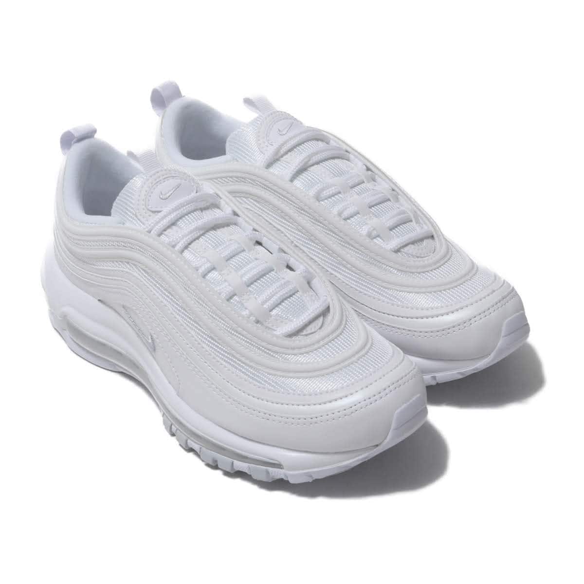 NIKE W AIR MAX 97 WHITE/WHITE-PURE PLATINUM 21SU-I（ナイキ