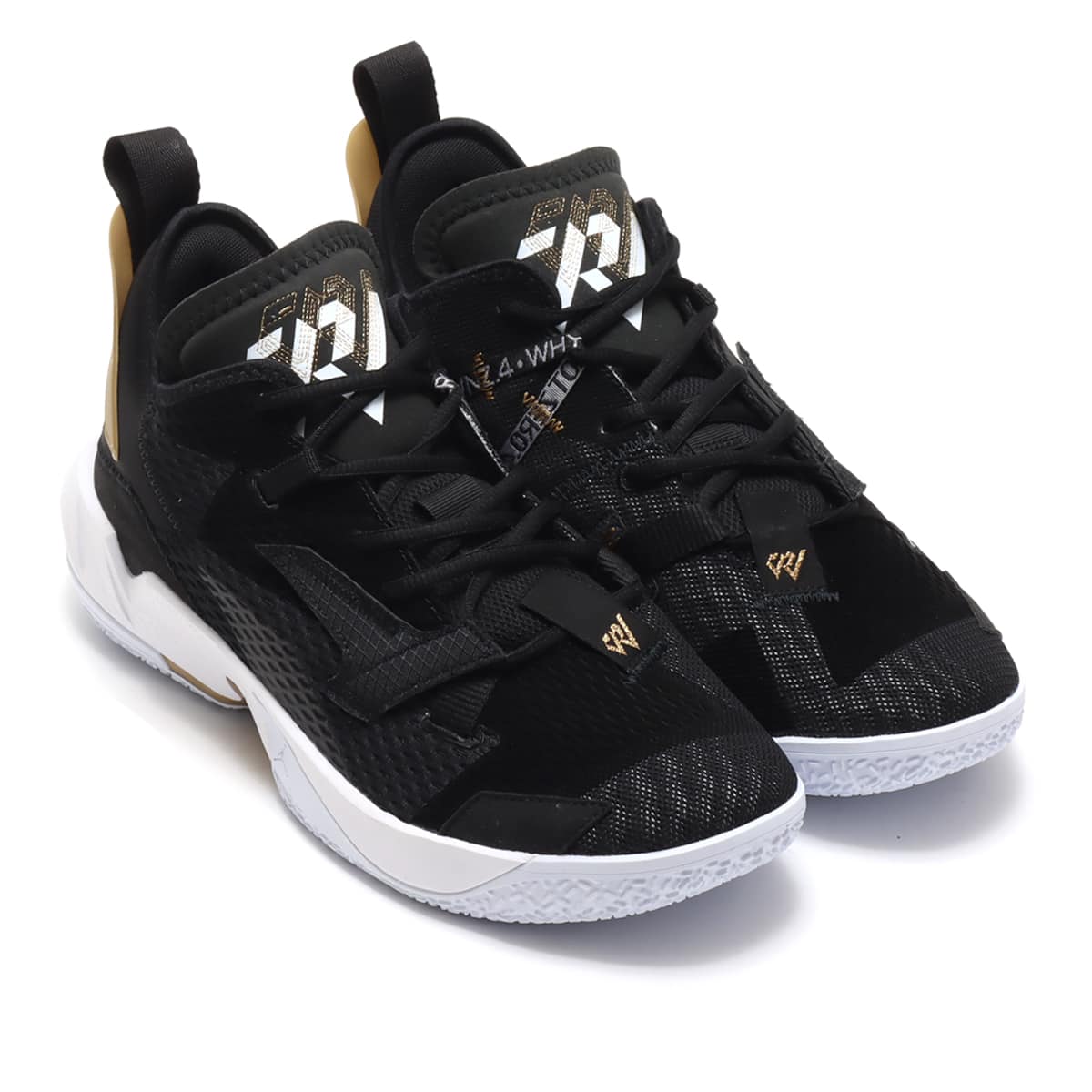 JORDAN BRAND JORDAN WHY NOT ZER0.4 PF BLACK/WHITE-METALLIC GOLD