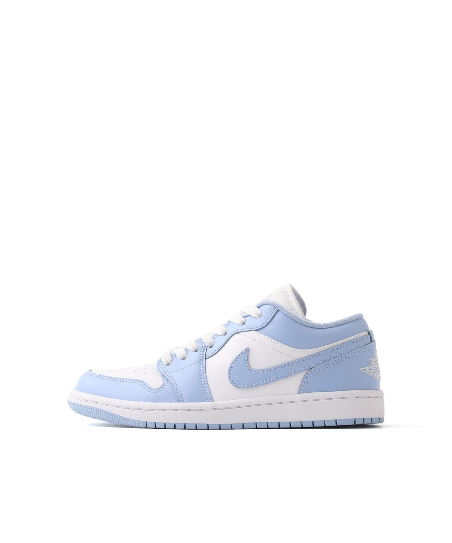JORDAN BRAND WMNS AIR JORDAN 1 LOW WHITE/ALUMINUM（ジョーダン