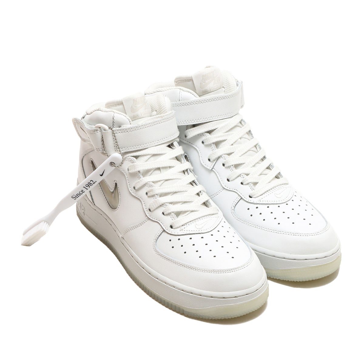 NIKE AIR FORCE 1 MID '07 SUMMIT WHITE/LIGHT BONE-SUMMIT WHITE