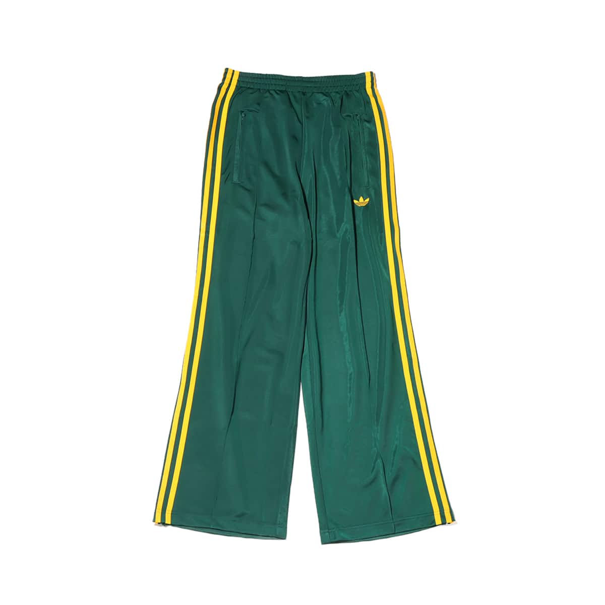 adidas FIREBIRD LOOSE TRACK PANTS カレッジグリーン/クルーイエロー