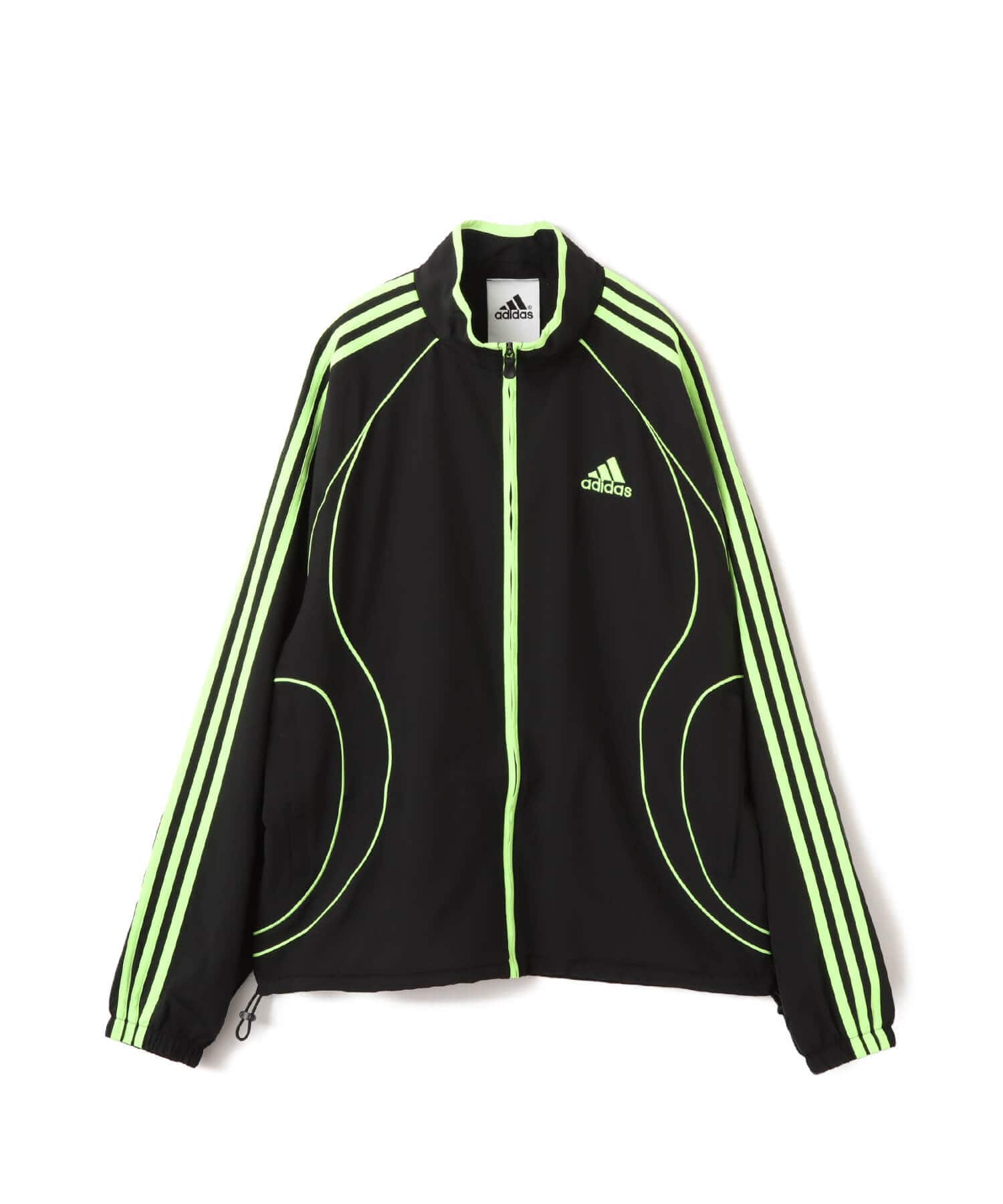 adidas TEAMGEIST ADICOLOR TRACK TOP ブラック/シグナルグリーン