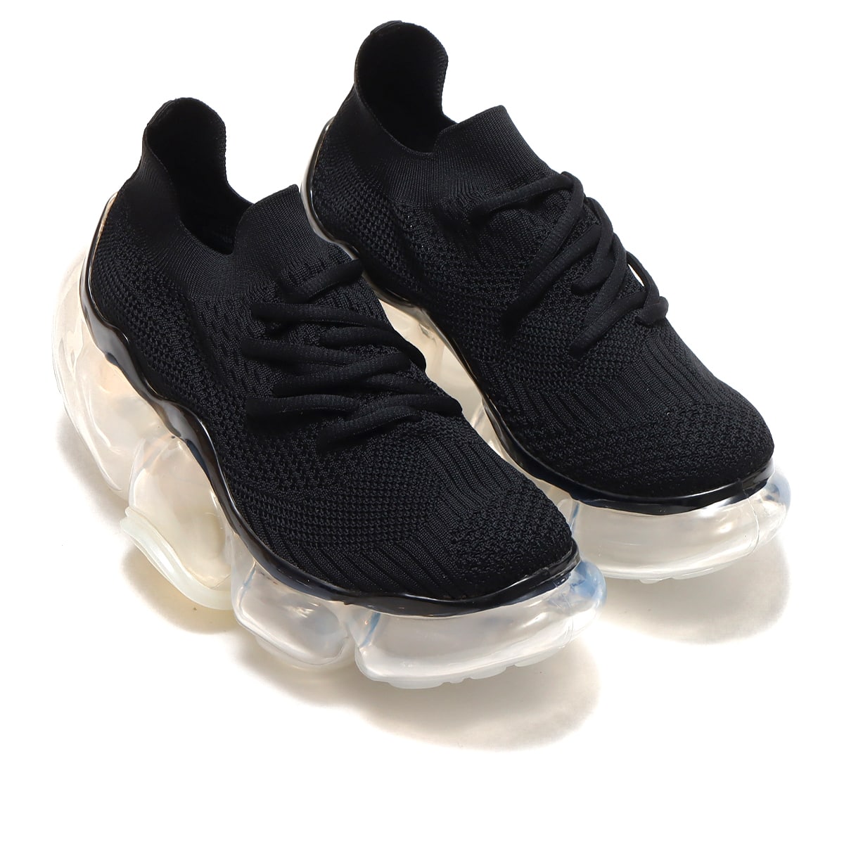 grounds MOOPIE オーロラ スニーカー 24㎝ ブラック MOOPIE AURORA