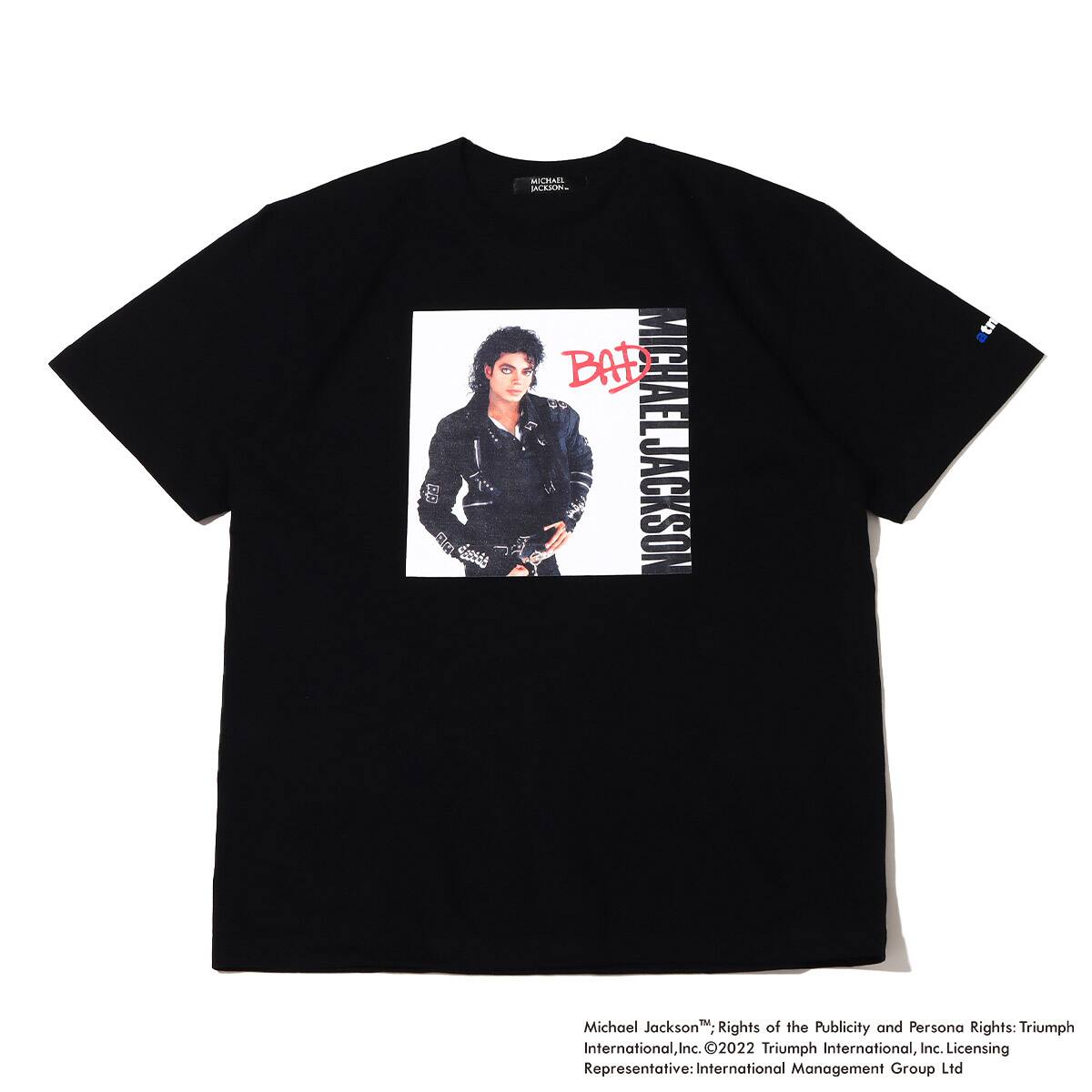 Michael Jackson x atmos BAD TEE BLACK（マイケルジャクソン x